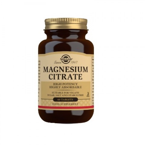 SOLGAR MAGNESIUM CITRATE 60TAB