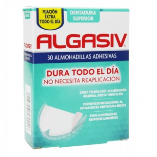 ALGASIV DENTADURA SUPERIOR ALMOHADILLAS 30UNI