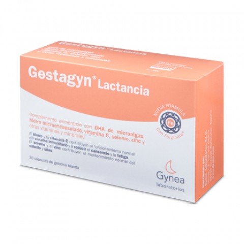 GESTAGYN LACTANCIA DHA MICROALGAS 30CAP