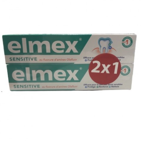 ELMEX SENSITVE PASTA 2X75ML (2X1)