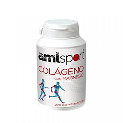 AMLSPORT COLAGENO CON MAGNESIO 270 CÁPSULAS
