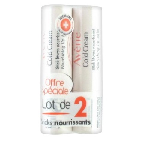 AVENE COLD CREAM STICK LEVRES NOURISSANT 2X4GR