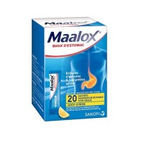 MAALOX MAUX D´ESTOMAC CITRON 20 SACHETS