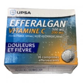 EFFERALGAN VITAMINE C 500/200MG 16CP