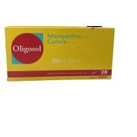 OLIGOSOL MANGANESE CUIVRE 28AMP