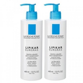 LA ROCHE-POSAY LIPIKAR JABON SURGRAS LIQUIDE 2X400ML