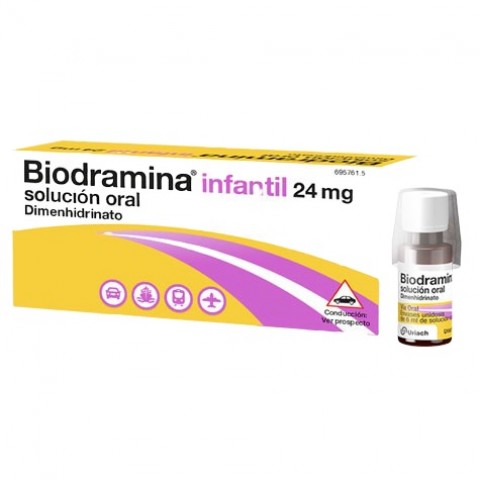 BIODRAMINA INFANTIL 24MG 5X6ML