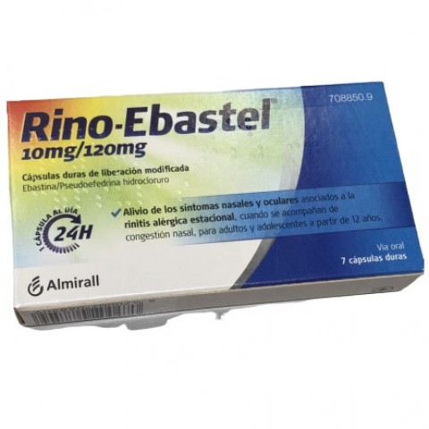 RINO EBASTEL 10/120MG 7CAP DURAS