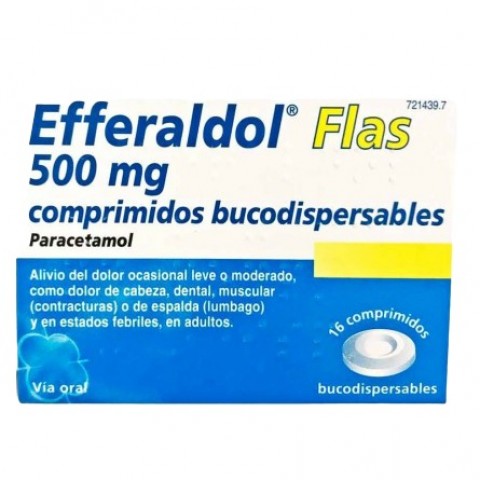 EFFERALDOL FLAS 500MG 16CP