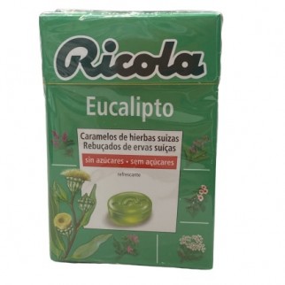 RICOLA CARAMELOS SIN AZUCAR 50G EUCALIPTO