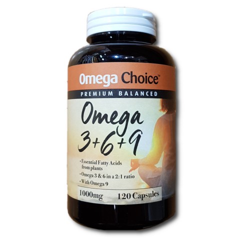 OMEGA CHOICE OMEGA 3+6+9 1000MG 120CAP