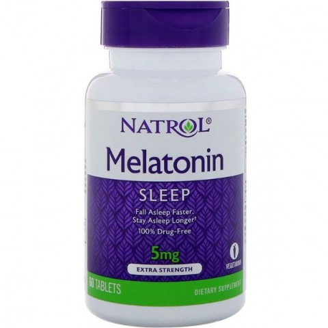 NATROL MELATONINA 5MG 60 TABLETAS