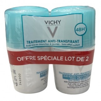 VICHY DEO ANTI TRANSPIRANT 48H ROLL-ON 2X50ML