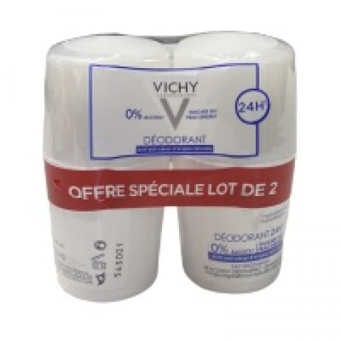 VICHY DESODORANTE 24H SIN ALUMINIO TOQUE SECO 2X50ML