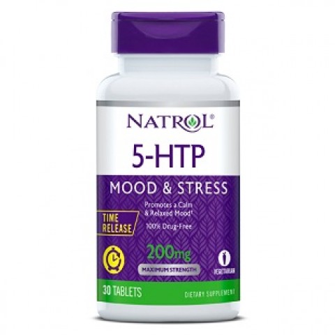NATROL 5-HTP HUMOR & STRESS T/R 200MG 30 TABLETAS