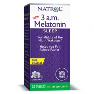 NATROL 3 A.M MELATONIN SLEEP F/D 60TAB 7819