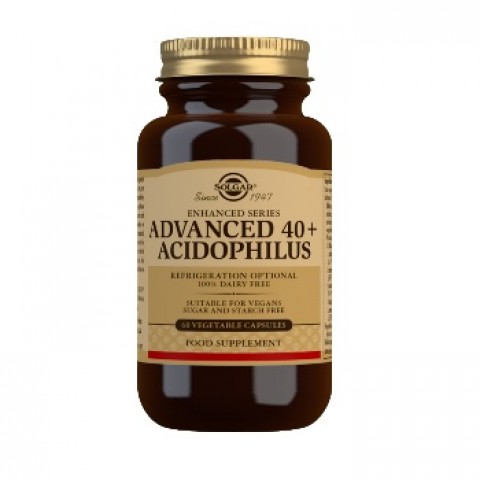SOLGAR ADVANCED 40+ ACIDOPHILUS 60CAP