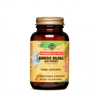 SOLGAR GINKGO BILOBA LEAF EXTRACT  60CAP