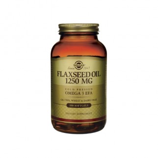 SOLGAR FLASSEED OIL 1250MG OMEGA 3EFA  100 CAP