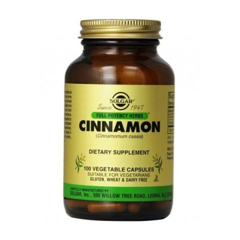 SOLGAR CINNAMON 100CAP