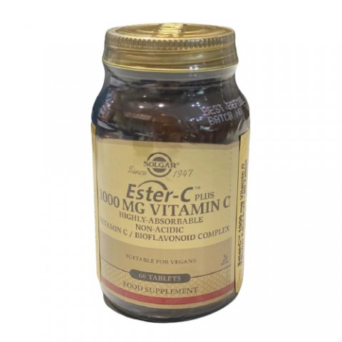 SOLGAR ESTER-C PLUS 1000MG 60CAP