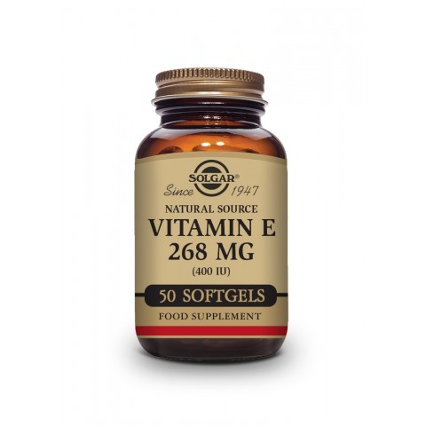 SOLGAR VITAMIN E 268 MG 50 CP