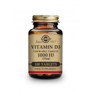 SOLGAR VITAMIN D3 1000IU 100 CP